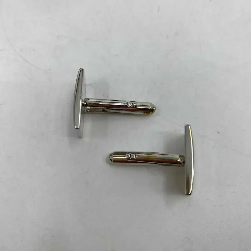 Geoffrey Beene Silver Classic Cuff Links | Perfect for Any Occasion